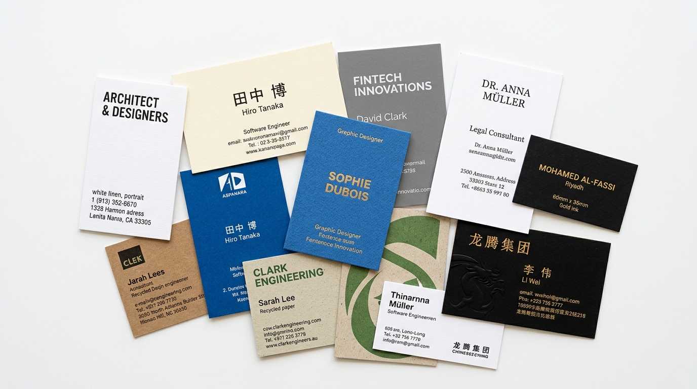 명함 사이즈 가이드 관련 이미지