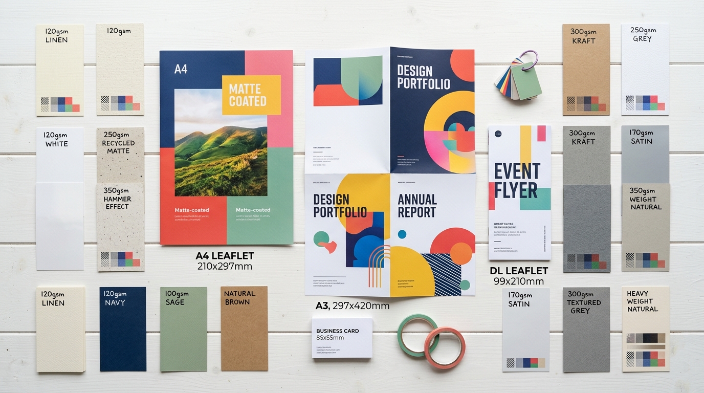 리플렛 디자인 이미지