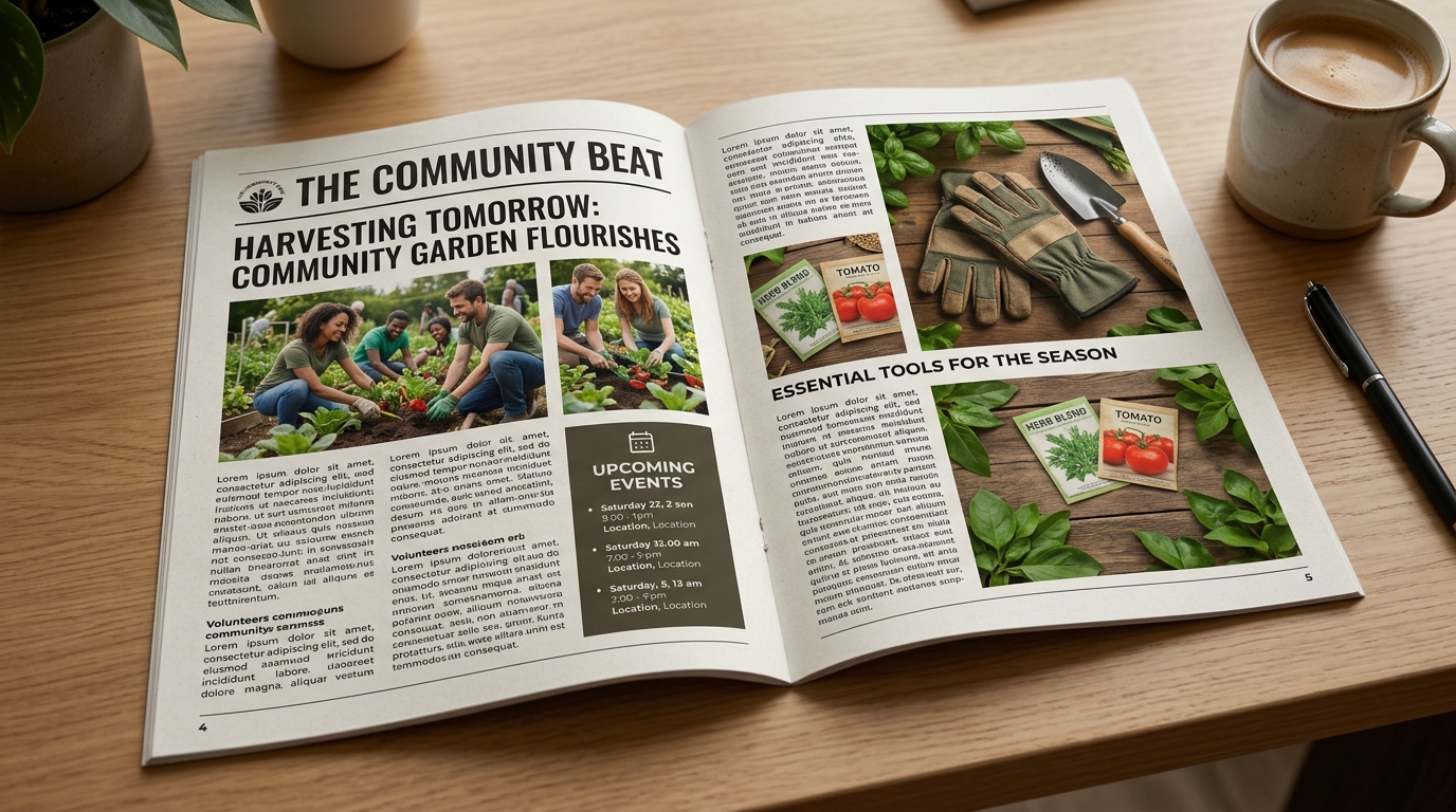 뉴스레터 디자인 관련 이미지