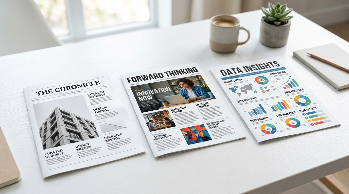 뉴스레터 디자인 관련 이미지