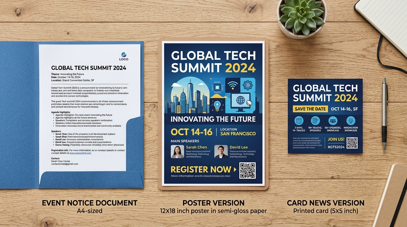 포스터 디자인 이미지