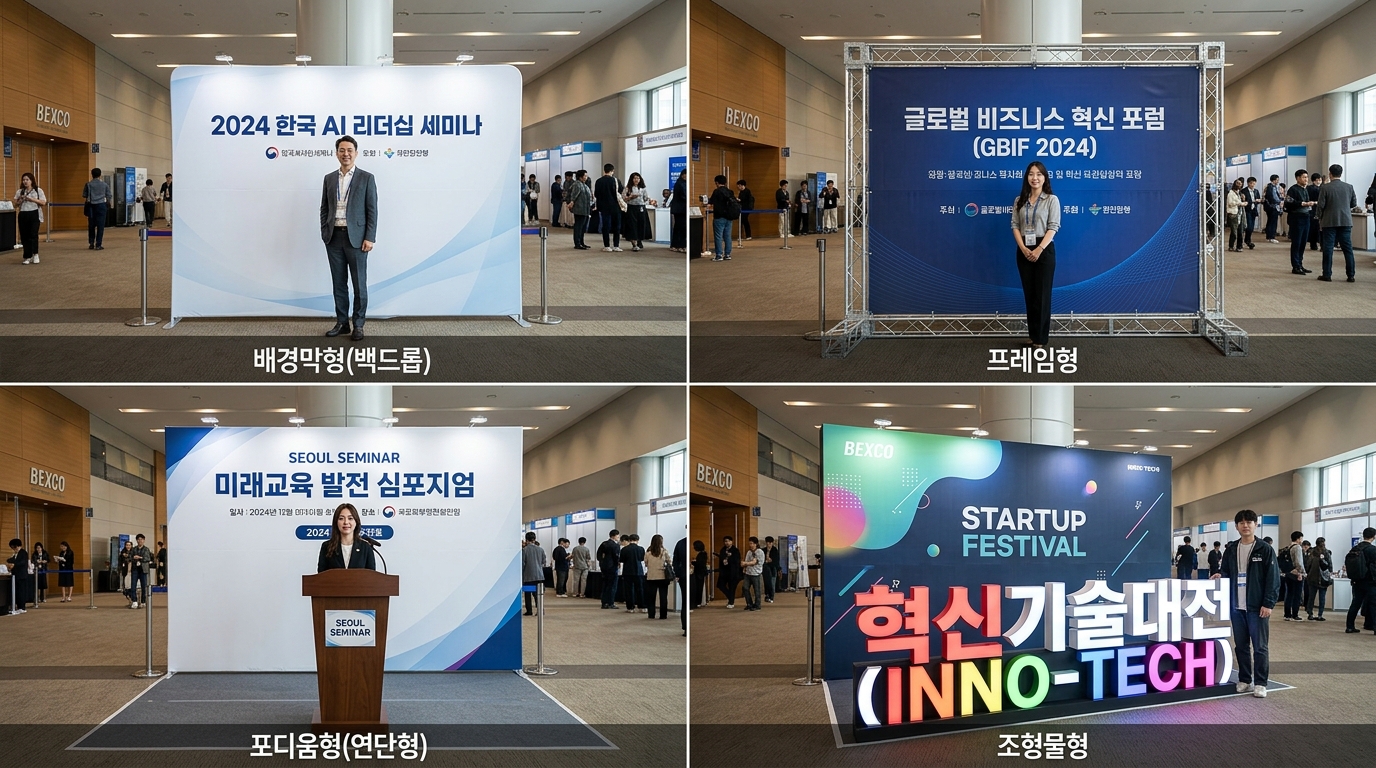 포토존 디자인 이미지